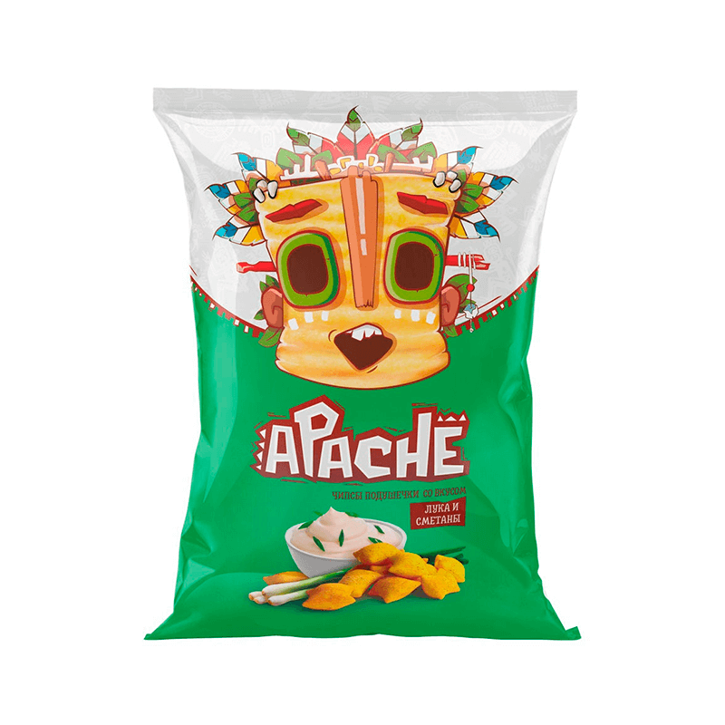 Пшеничные Чипсы Подушечки Apache Со Вкусом Васаби 40g - Сладости со ...